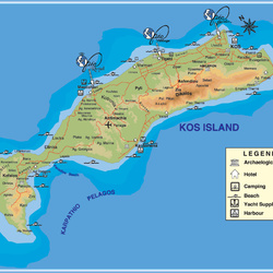 Kos Island Map